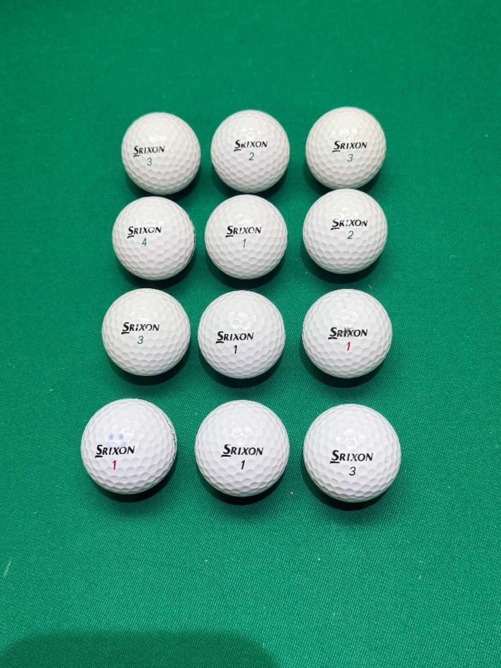 12 Srixons (7) Softfeels (5)Z-Star